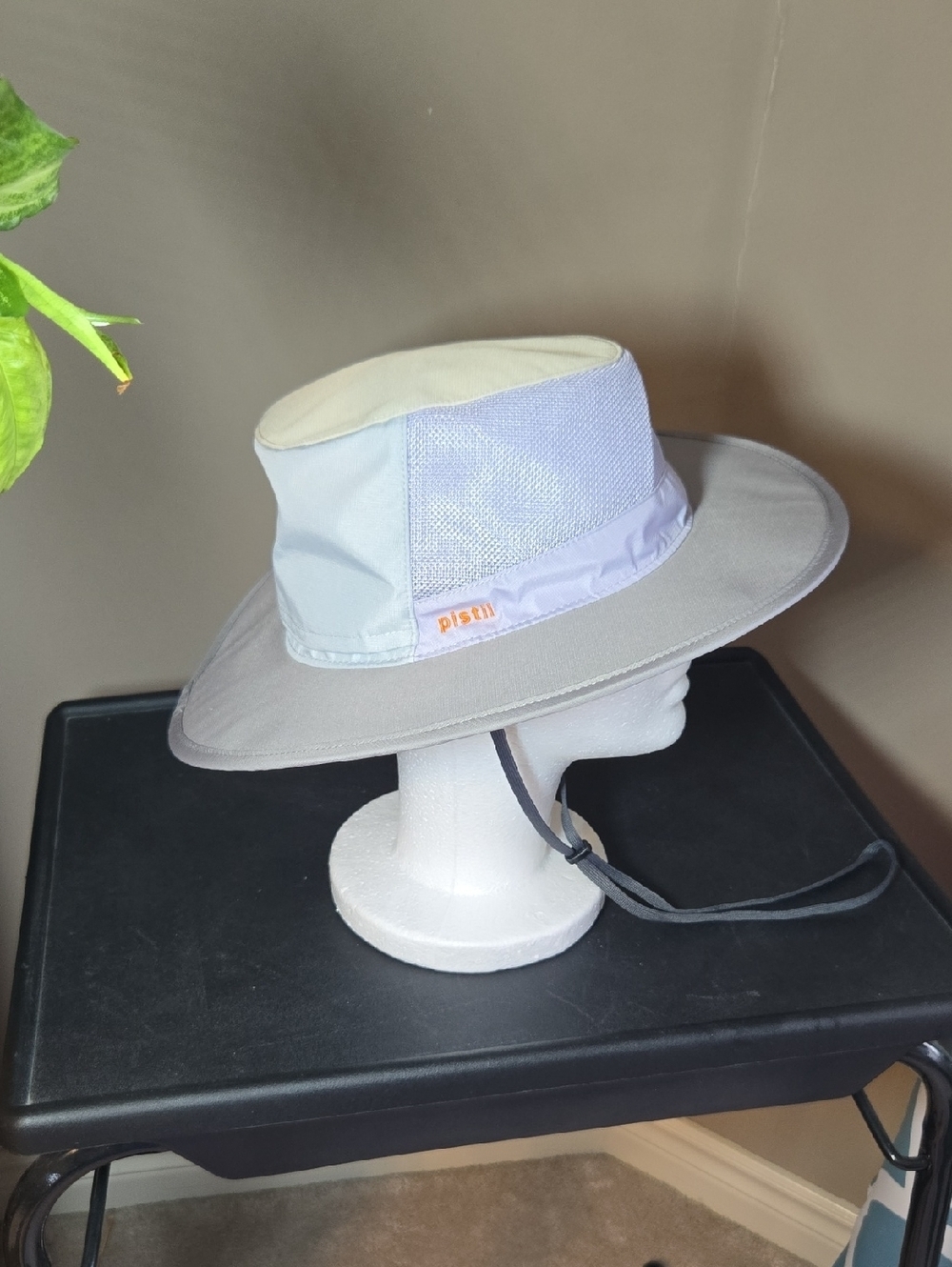Pistil Two-Tone Light Gray Wide-Brim Sun Hat Packable